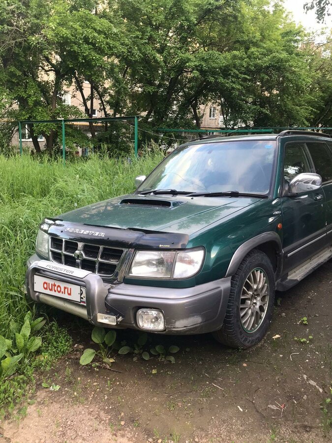 Субару форестер зеленый