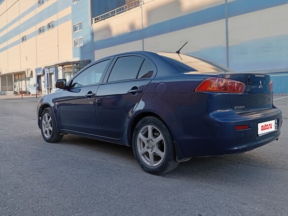 2008 Mitsubishi Lancer X, синий, 595000 рублей - вид 7