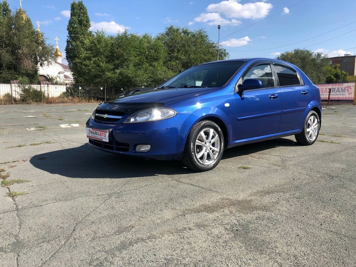 Chevrolet Lacetti 2008 синий с обвесом