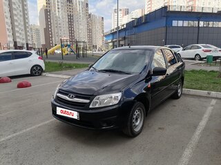2014 Lada (ВАЗ) Granta I, чёрный, 540000 рублей, вид 1