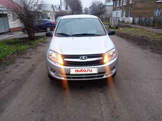 2012 Lada (ВАЗ) Granta I, серебристый, 260000 рублей, вид 1