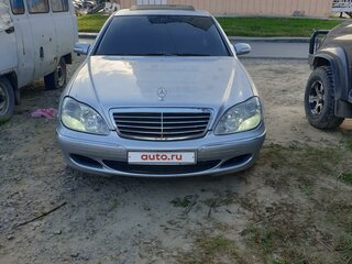 2004 Mercedes-Benz S-Класс 350 Long IV (W220) Рестайлинг, серебристый, 700000 рублей, вид 1