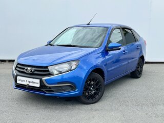 2018 Lada (ВАЗ) Granta I Рестайлинг, синий, 750000 рублей, вид 1
