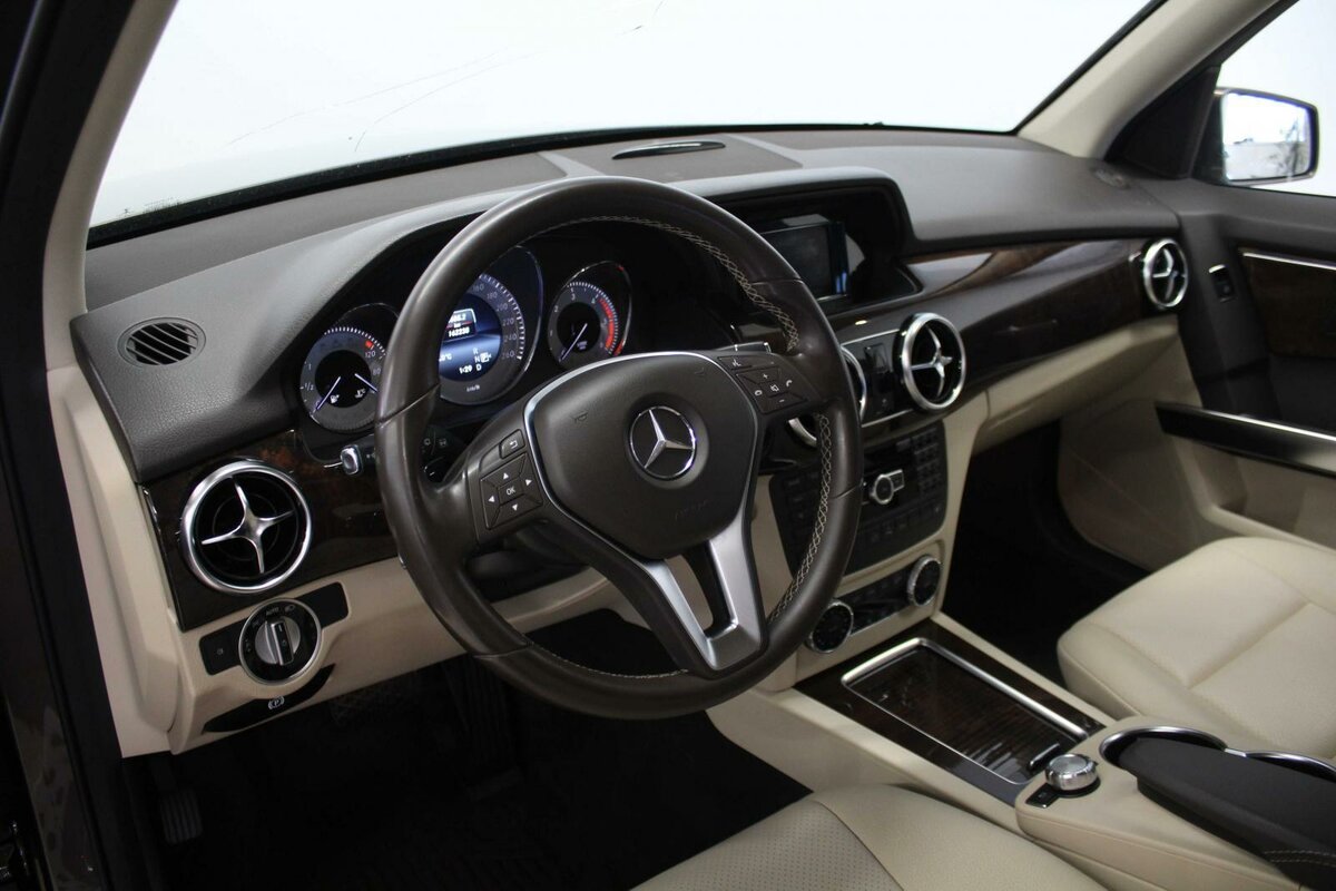 2014 Mercedes-Benz GLK-Класс 220 CDI I (X204) Рестайлинг, коричневый - вид 7