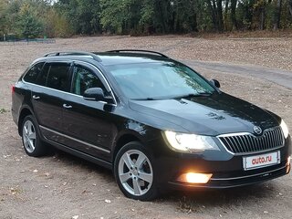 2013 Skoda Superb DSG II Рестайлинг, чёрный, 1130000 рублей, вид 1