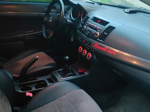 2007 Mitsubishi Lancer X, красный, 660000 рублей - вид 5