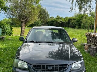 2004 Hyundai Accent ТагАЗ II, чёрный, 260000 рублей, вид 1