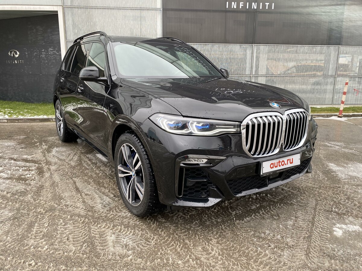 2019 BMW X7 30d I (G07), чёрный - вид 1