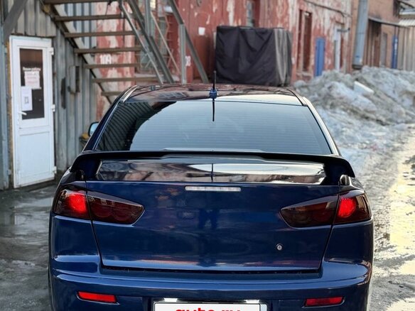 2007 Mitsubishi Lancer X, синий, 530000 рублей - вид 3