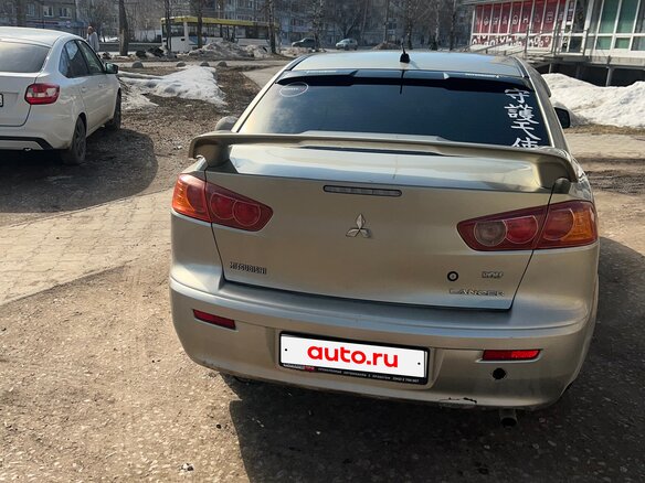 2007 Mitsubishi Lancer X, бежевый, 500000 рублей - вид 6
