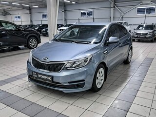 2016 Kia Rio III Рестайлинг, голубой, 715000 рублей, вид 1