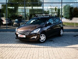 2014 Hyundai Solaris I Рестайлинг, коричневый, 730000 рублей, вид 1
