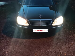 2002 Mercedes-Benz S-Класс 320 Long IV (W220), чёрный, 600000 рублей, вид 1