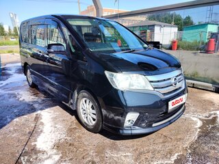 2012 Nissan Serena IV (C26), чёрный, 1250000 рублей, вид 1