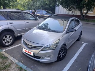 2014 Hyundai Solaris I, серебристый, 650000 рублей, вид 1