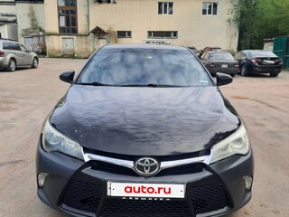 2016 Toyota Camry VII (XV50) Рестайлинг, чёрный, 1500000 рублей, вид 1
