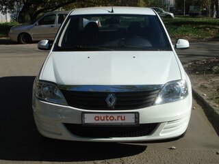 2013 Renault Logan I Рестайлинг, белый, 430000 рублей, вид 1