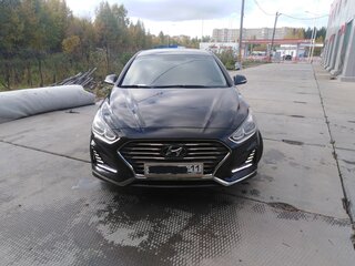 2018 Hyundai Sonata VII (LF) Рестайлинг, чёрный, 1730000 рублей, вид 1