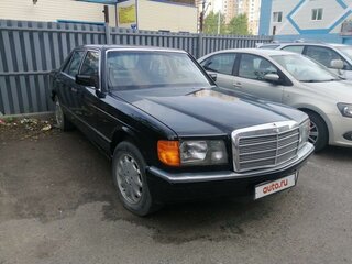 1986 Mercedes-Benz S-Класс 300 II (W126) Рестайлинг, чёрный, 620000 рублей, вид 1