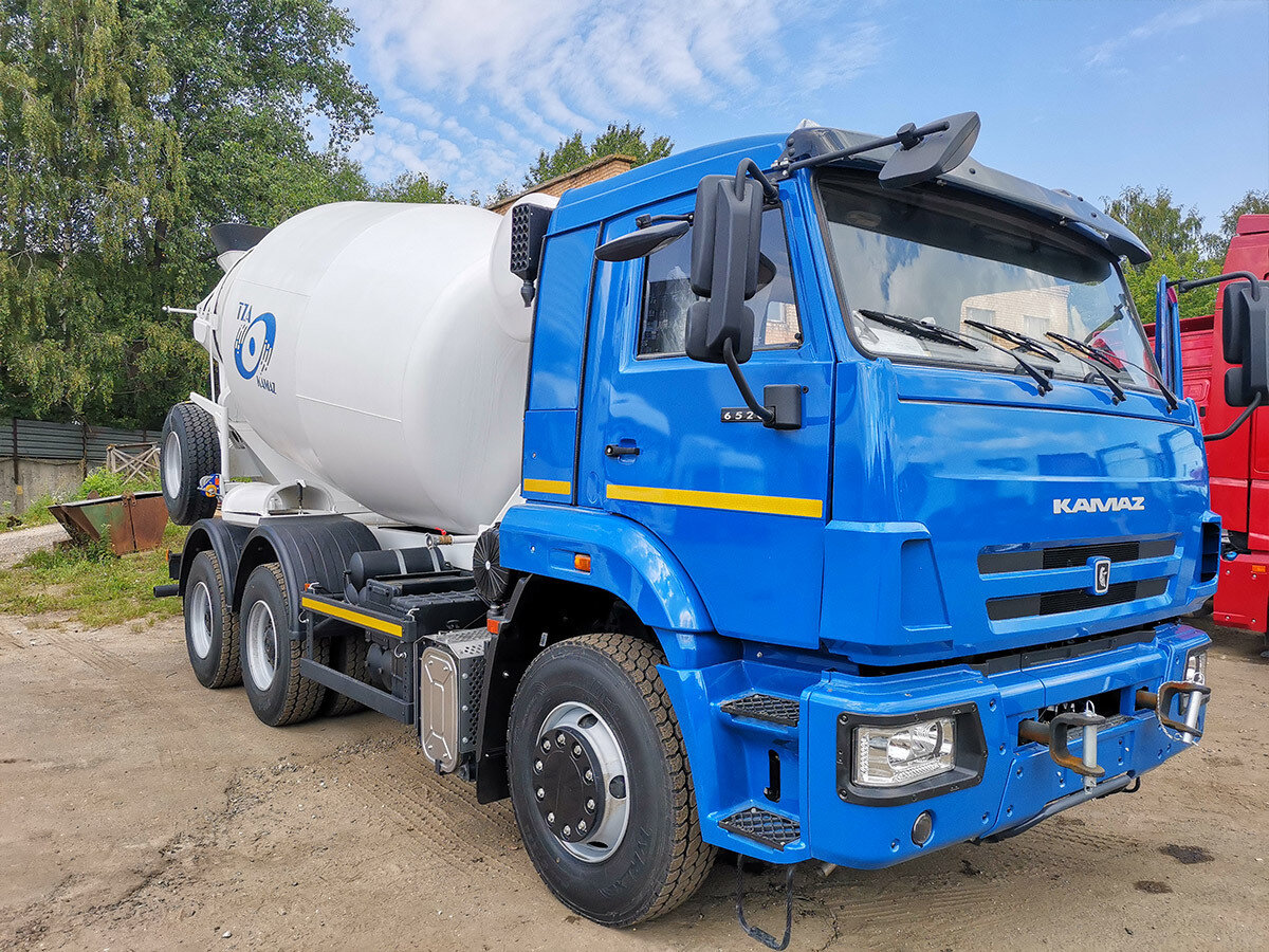 Купить новый КамАЗ Автобетоносмеситель в Кургане: пурпурный ...