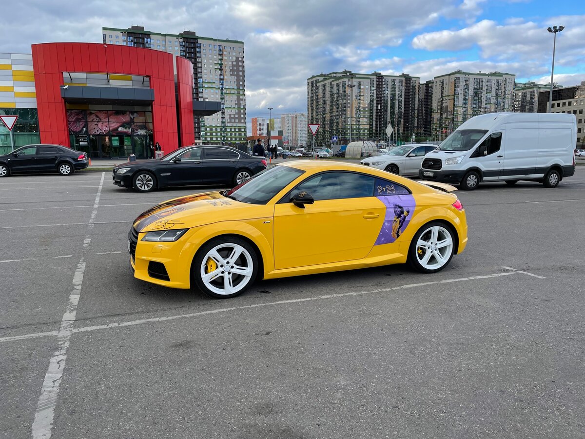 2016 Audi TT III (8S), жёлтый, 3400000 рублей - вид 2