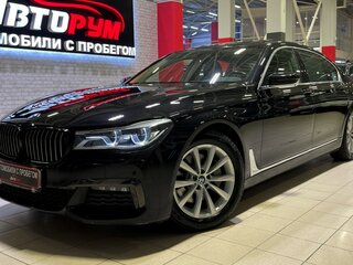 2018 BMW 7 серии Long 730Ld xDrive VI (G11/G12), чёрный, 3837000 рублей, вид 1