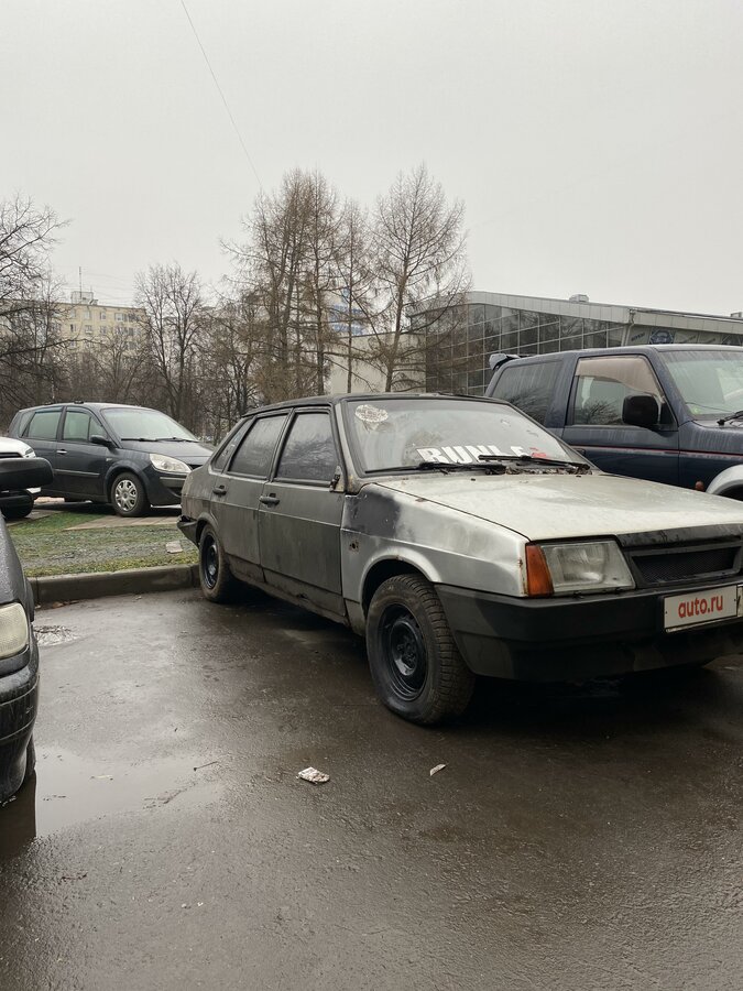 1995 LADA (ВАЗ) 21099, серый - вид 1