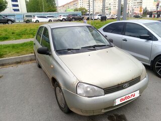 2007 Lada (ВАЗ) Kalina I, жёлтый, 85000 рублей, вид 1
