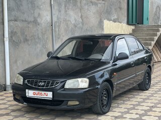 2006 Hyundai Accent ТагАЗ II, чёрный, 219999 рублей, вид 1