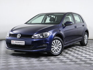 2014 Volkswagen Golf VII, синий, 1029000 рублей, вид 1