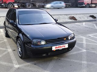 1999 Volkswagen Golf IV, чёрный, 670000 рублей, вид 1