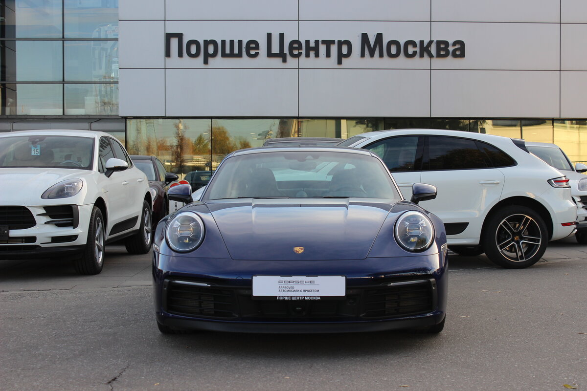 2019 Porsche 911 Carrera 4S VIII (992), синий, 11990000 рублей - вид 4