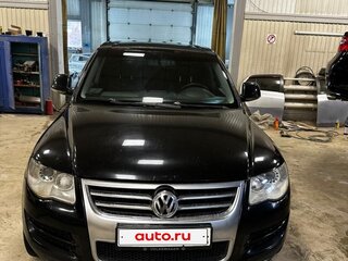 2008 Volkswagen Touareg I Рестайлинг, чёрный, 850000 рублей, вид 1