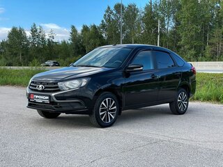 2021 Lada (ВАЗ) Granta I Рестайлинг, чёрный, 617000 рублей, вид 1