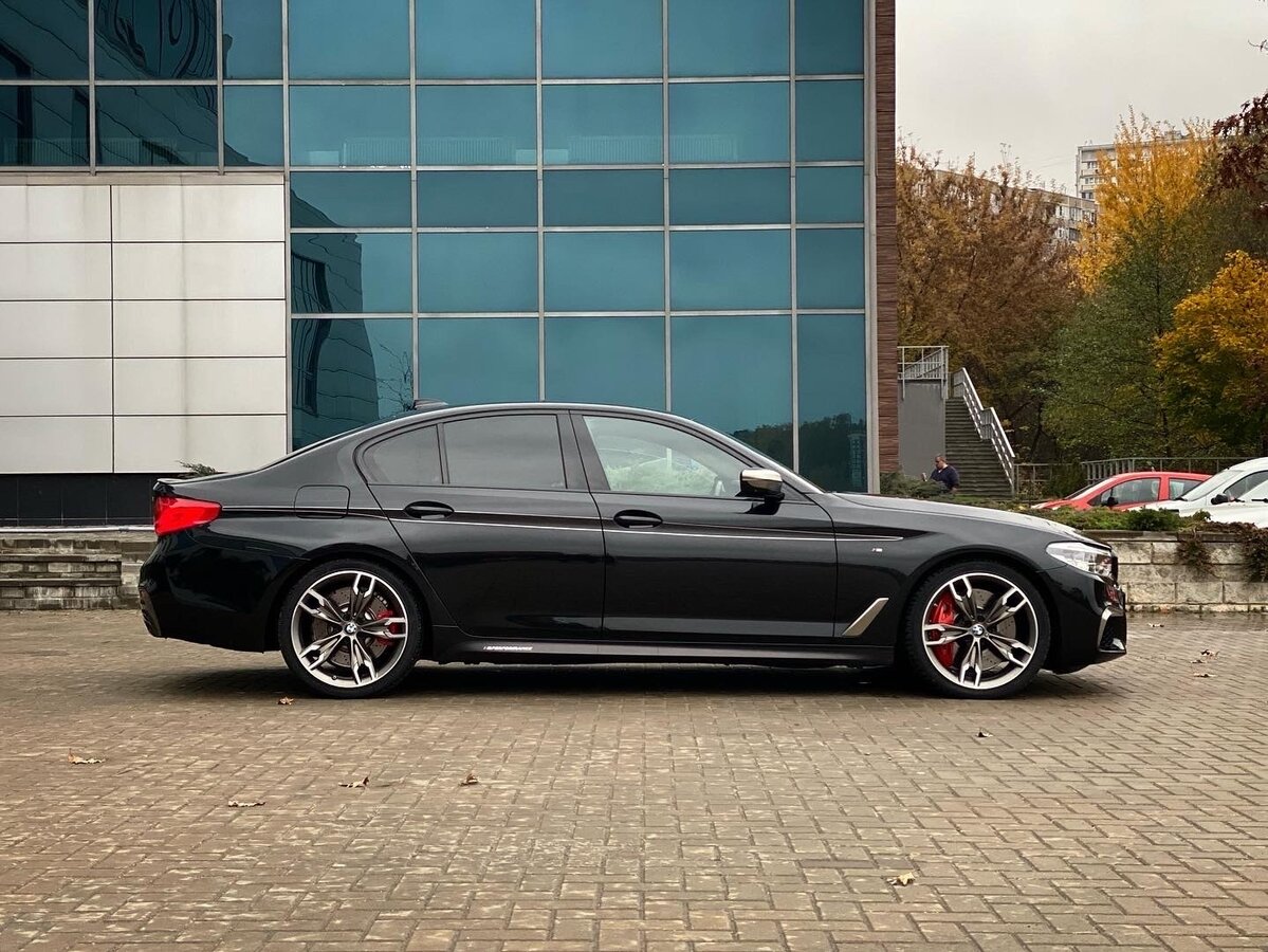 2019 BMW 5 серии M550d xDrive VII (G30/G31), чёрный - вид 7