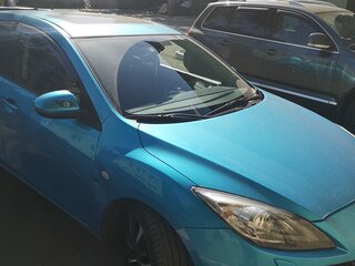 2009 Mazda 3 II (BL), голубой, 650000 рублей, вид 1