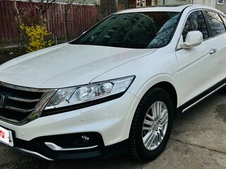 2014 Honda Crosstour I Рестайлинг, белый, 1790000 рублей, вид 1