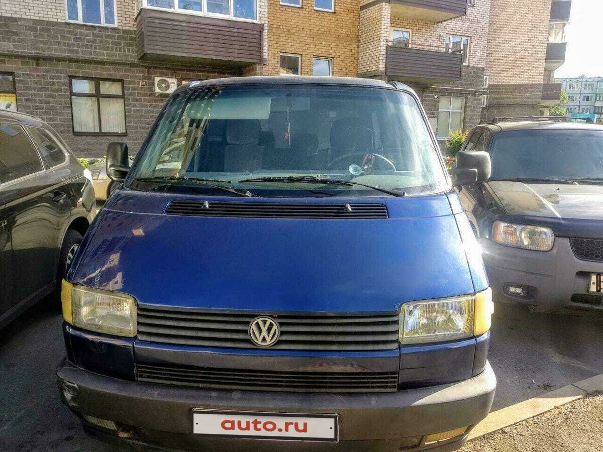 1991 Volkswagen Caravelle T4, синий, 320000 рублей - вид 4