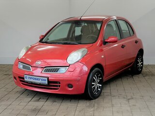2009 Nissan Micra III (K12), красный, 400000 рублей, вид 1