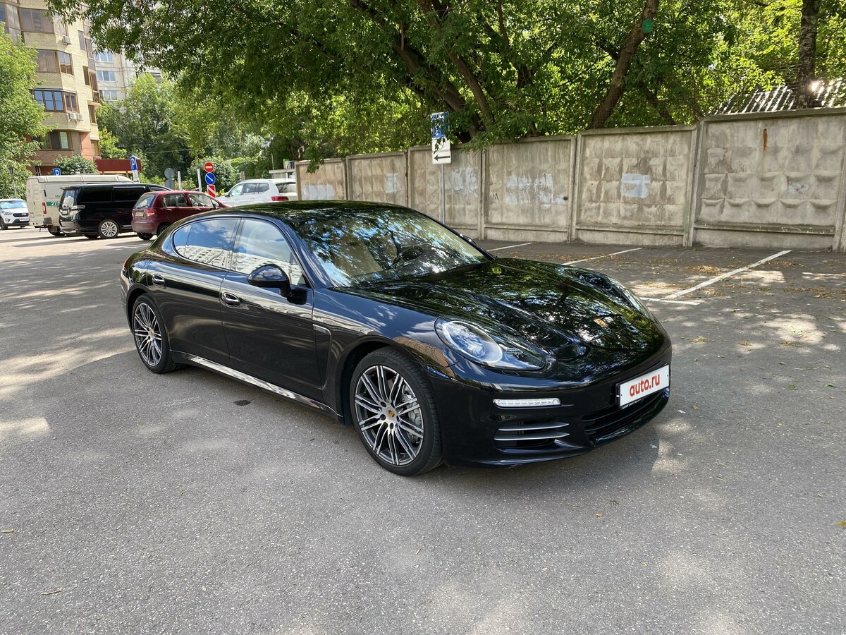 Порше панамера черный матовый