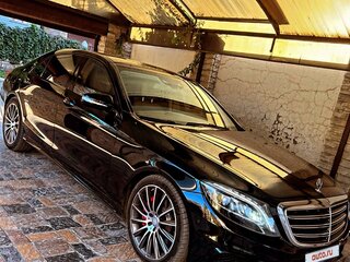 2014 Mercedes-Benz S-Класс 350 CDI BlueTEC Long 9G-TRONIC VI (W222, C217), чёрный, 4280000 рублей, вид 1