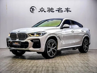 2021 BMW X6 40i III (G06), белый, 5800755 рублей, вид 1