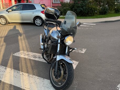 2009 Honda CBF 600, серебристый, 350000 рублей, вид 1