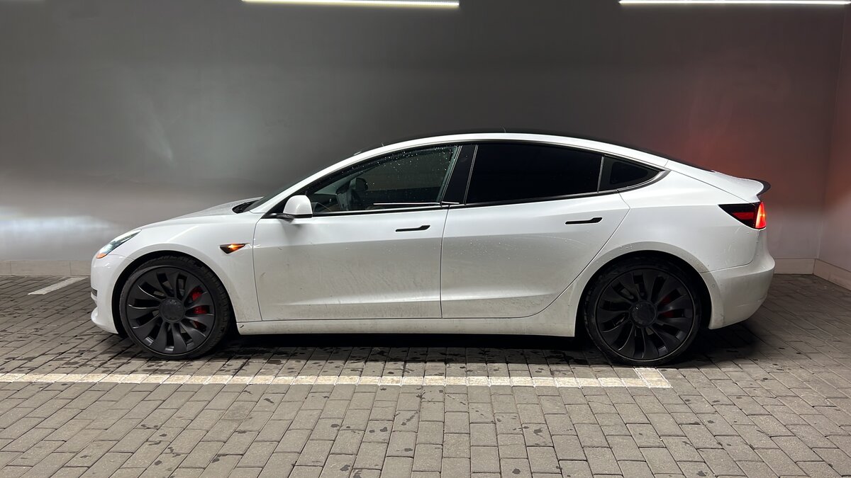 2021 Tesla Model 3 Performance I, белый - вид 9