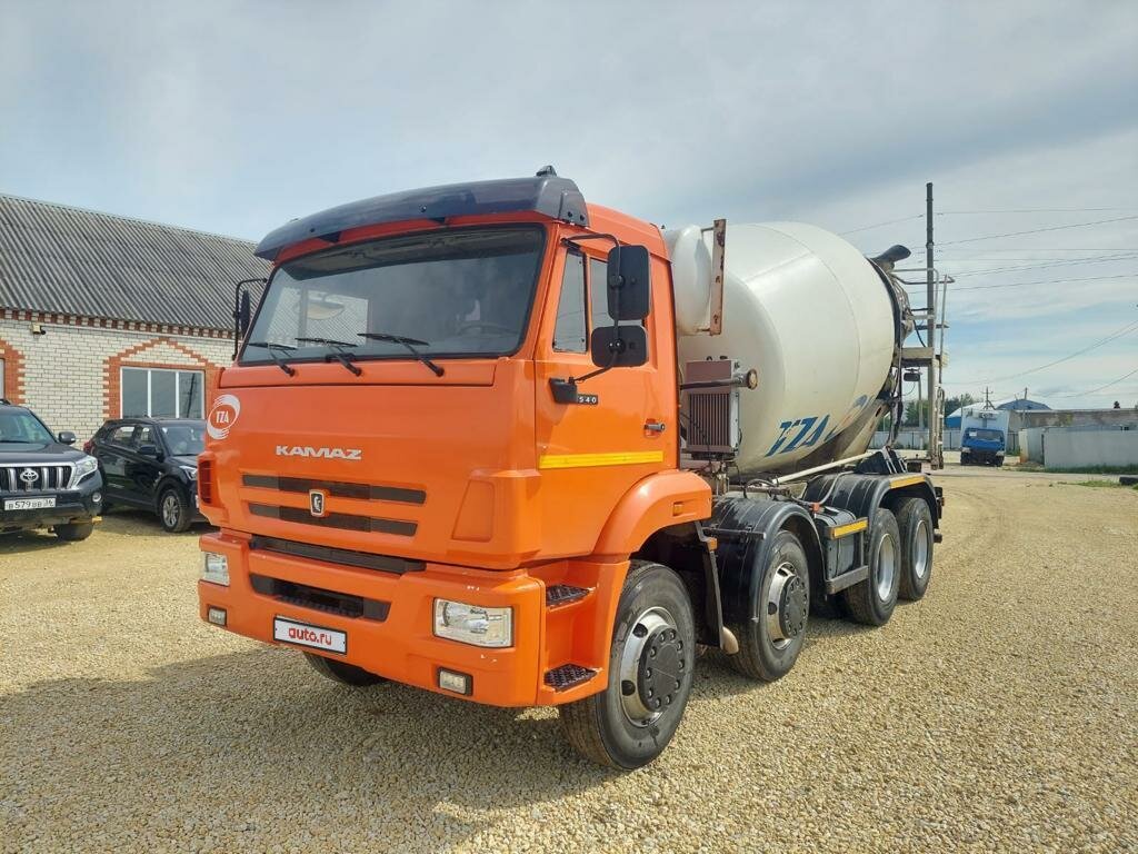 Купить б/у КамАЗ Автобетоносмеситель в Воронеже: оранжевый ...