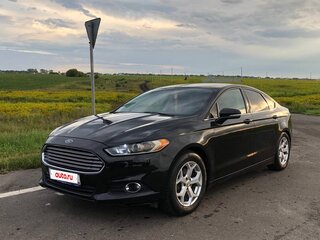 2013 Ford Fusion (North America) II, чёрный, 985000 рублей, вид 1