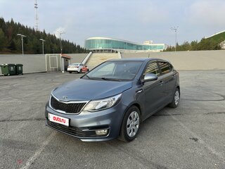 2015 Kia Rio III Рестайлинг, голубой, 520000 рублей, вид 1