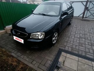 2008 Hyundai Accent ТагАЗ II, чёрный, 280000 рублей, вид 1