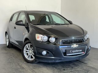 2012 Chevrolet Aveo II, чёрный, 599000 рублей, вид 1