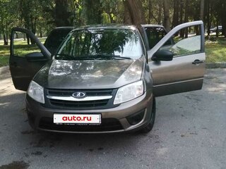 2018 Lada (ВАЗ) Granta I, коричневый, 460000 рублей, вид 4